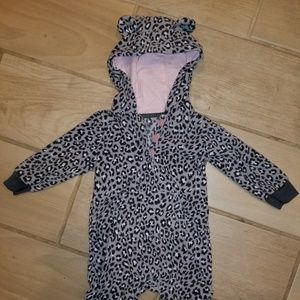 Carters leopard print bodysuit 12mo